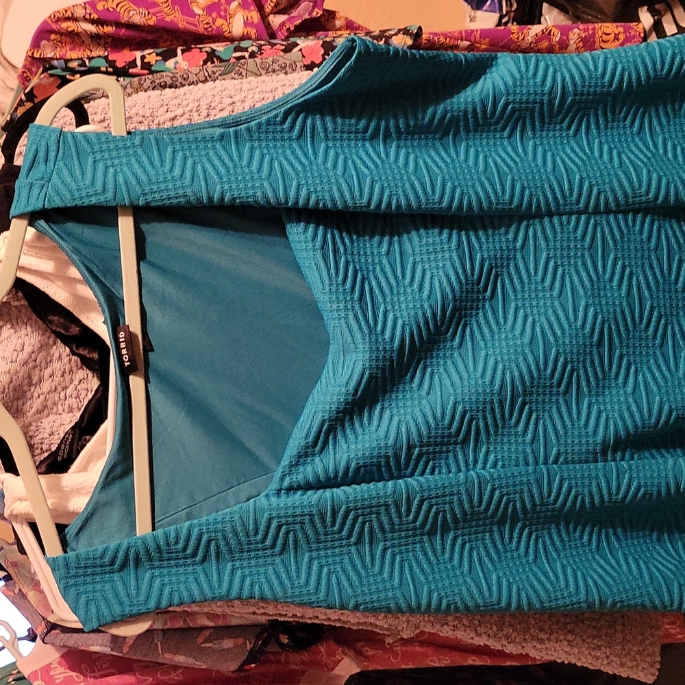 Teal dress
